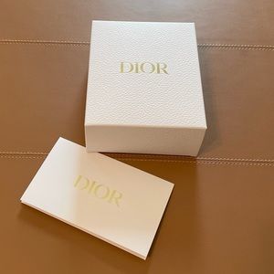 Dior Gift Box & Card.